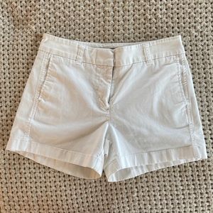 J. Crew 3 inch chinos, size 0